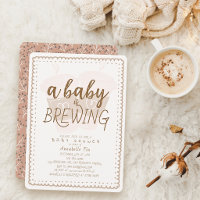 Baby is Brewing To Go Coffee Cups Baby Shower