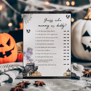 Baby is Brewing Witch Guess Who Mommy or Daddy