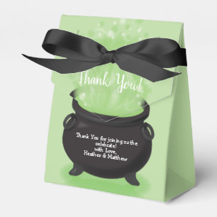 Baby is Brewing Witch Shower Halloween Cauldron Favor Box