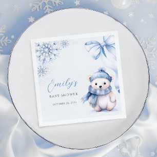 Baby It’s Cold Outside Polar Bear Napkins
