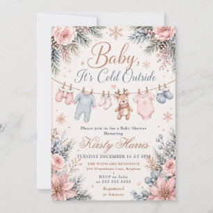 Baby It’s Cold Outside Shower Invitation