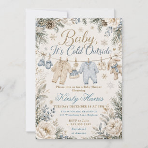 Baby It’s Cold Outside Shower Invitation