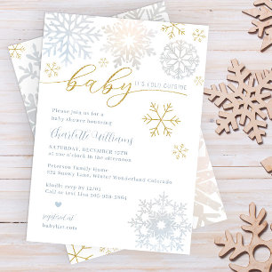 Baby It’s Cold Outside Winter Invitation Boy