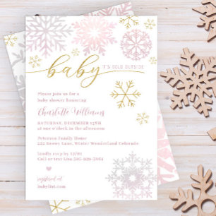 Baby It’s Cold Outside Winter Shower Invitation