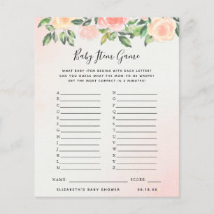 Baby Item Game   Baby Shower Game