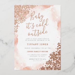 Baby it's cold outside Baby shower 