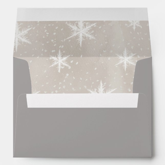 Baby it's cold outside baby shower 5x7 envelope (Back (Bottom))