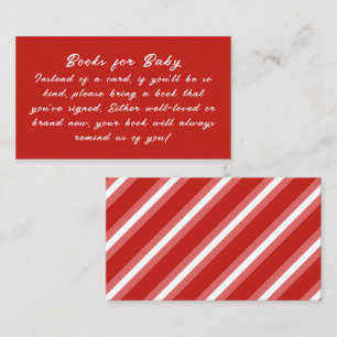 Baby its cold outside baby shower book request enclosure card