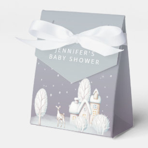 Baby its cold outside baby shower favor box