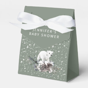 Baby its cold outside baby shower favour box