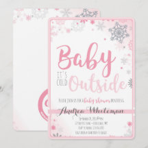 Baby it's Cold Outside Baby Shower Invitation