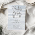 Baby It's Cold Outside Baby Shower Invitation<br><div class="desc">Baby It's Cold Outside Winter Boy Baby Shower Invitation</div>