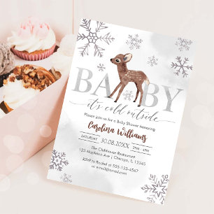 Baby It's Cold Outside Baby Shower Invitation