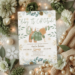 Baby It's Cold Outside Baby Shower Invitation