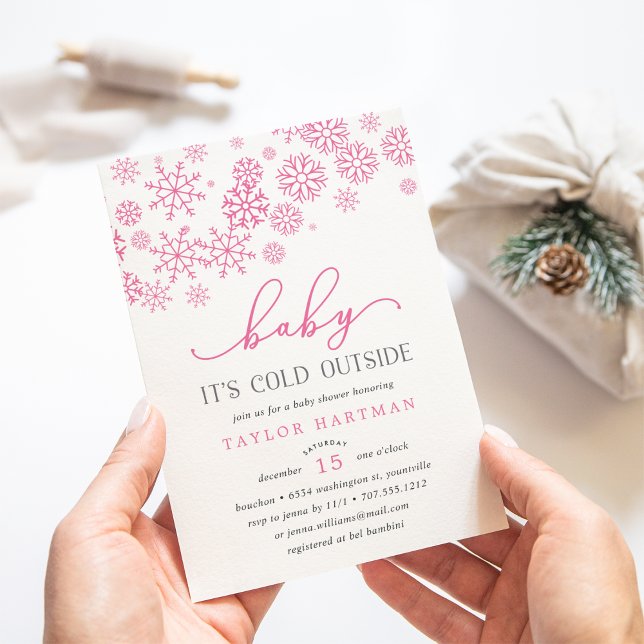 Baby It's Cold Outside | Baby Shower Invitation (Creator Uploaded)
