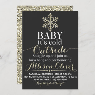 Baby It's Cold Outside Baby Shower Invitation