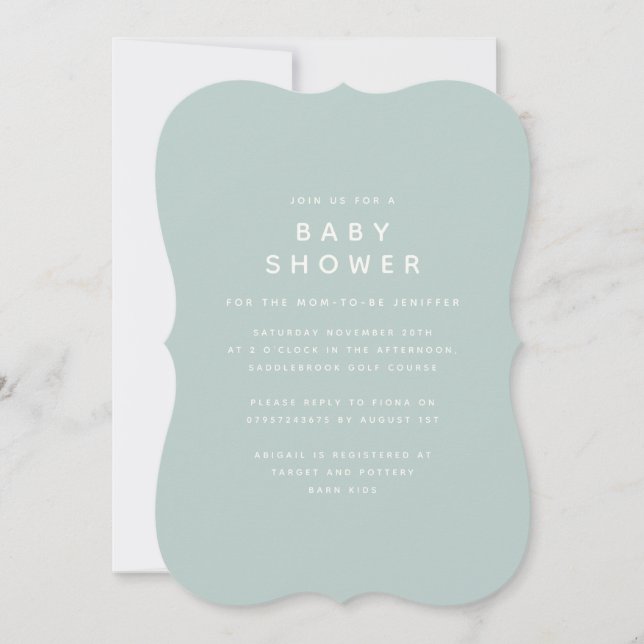 Baby its cold outside baby shower invitation (Front)