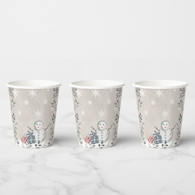 Baby its cold outside baby shower paper cup (Multi)