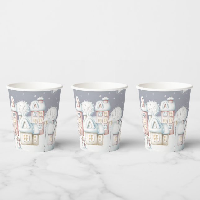 Baby its cold outside baby shower paper cups (Multi)