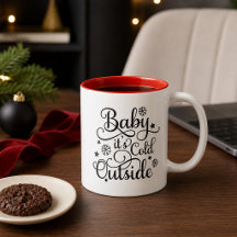 Baby Its Cold Outside Black Script