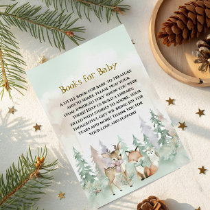 Baby It's Cold Outside Books for Baby Shower   Enclosure Card