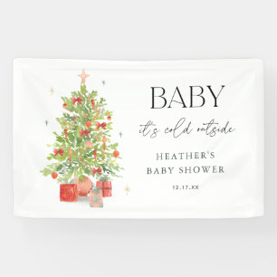 Baby It's Cold Outside Christmas Baby Shower Banner