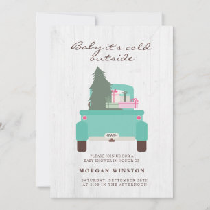 Baby It's Cold Outside Country Baby Shower  Invitation