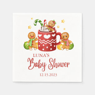 Baby Its Cold Outside Cozy Baby Shower Napkin
