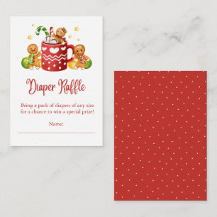 Baby Its Cold Outside Cozy Diaper Raffle Enclosure Card