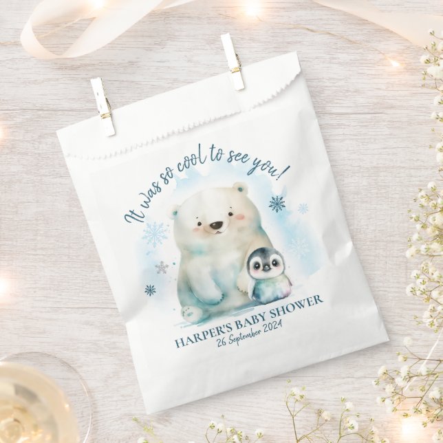 Baby It's Cold Outside Favour Bag (Clipped)