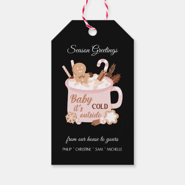 Baby It's Cold Outside Gift Tags (Front)