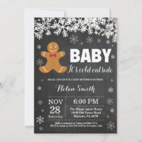 Baby its Cold Outside Gingerbread Man Baby Shower