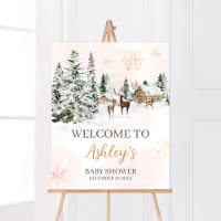 Baby It's Cold Outside Girl Winter Welcome