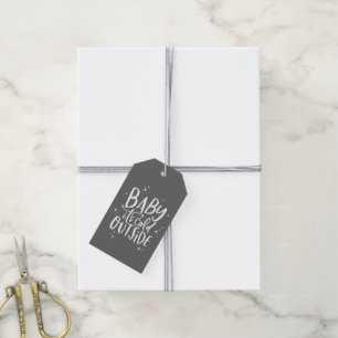 Baby its cold outside holiday gift tags
