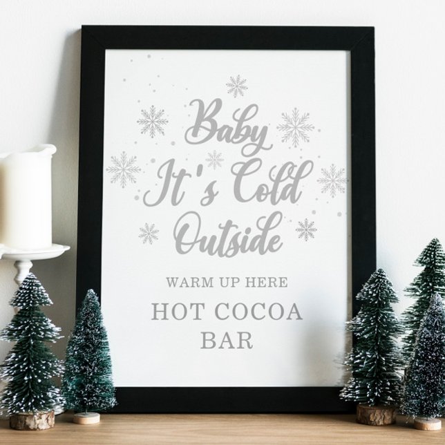 Baby It's Cold Outside Hot Cocoa Bar Poster (Creator Uploaded)