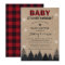 Baby Its Cold Outside Lumberjack Plaid Baby Shower