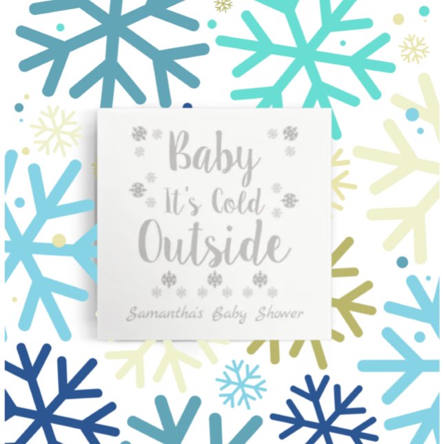 Baby It's Cold Outside Napkin (Creator Uploaded)