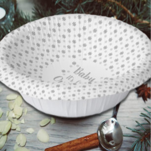 Baby It's Cold Outside Paper Plate