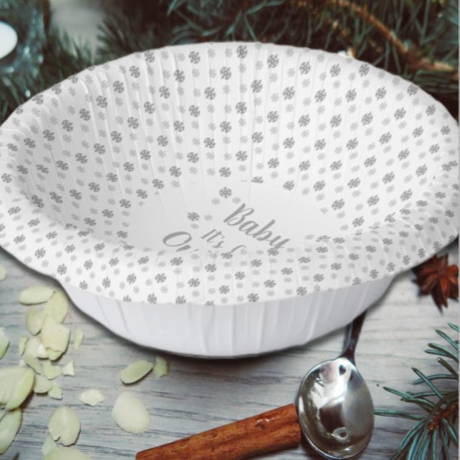 Baby It's Cold Outside Paper Plate (Creator Uploaded)