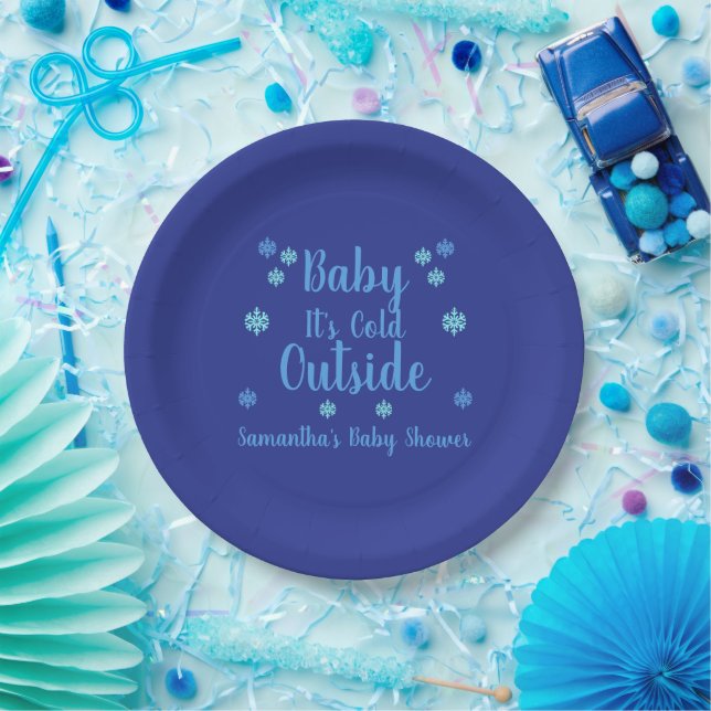 Baby It's Cold Outside Paper Plate (Party)