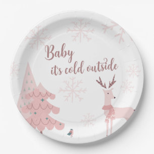 Baby It's Cold Outside Paper Plates