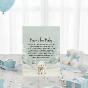 Baby It's Cold Outside Polar Bear Books for Baby Enclosure Card