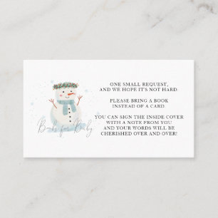 Baby It's Cold Outside Shower Books For Baby Place Card