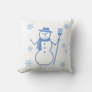 Baby it's Cold Outside Snowman Pillow