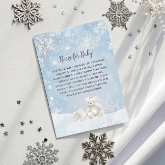Baby It's Cold Outside Teddy Bear Books for Baby  Enclosure Card