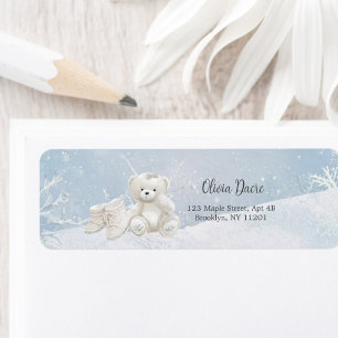 Baby, It's Cold Outside Teddy Bear Return Address 