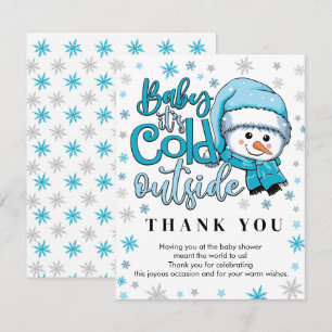 baby its cold outside thank you cards