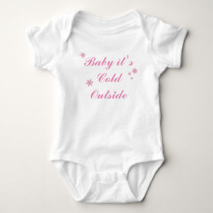 Baby it's Cold Outside Tutu Bodysuit in white