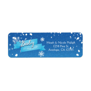 Baby it's Cold Outside Winter Address Labels