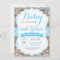 Baby Its Cold Outside Winter Baby Boy Shower